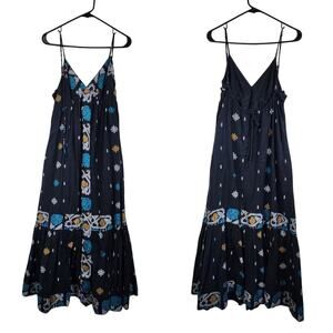 Free People Stitched With Love Embroidered Dress
